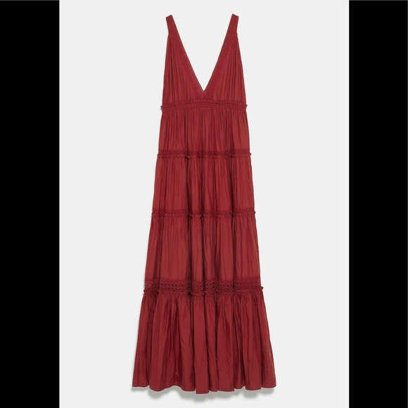 ZARA Limited Edition Boho Full Maxi Dress